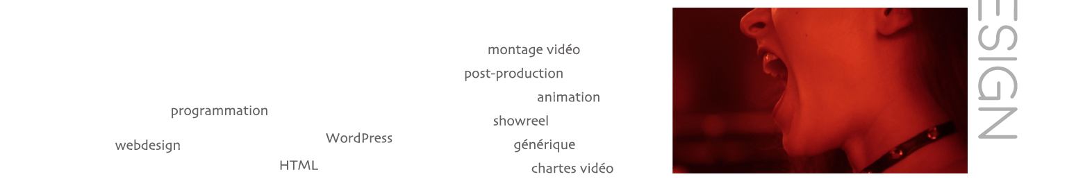 motion design: montage vidéo, post-production, animation, showreel, générique, charte vidéo