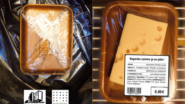 graphisme print: dépliant Association Pavillon Suisse