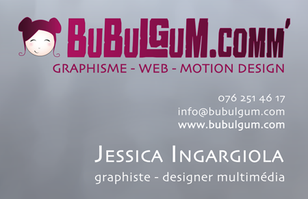 graphisme print: carte de visite