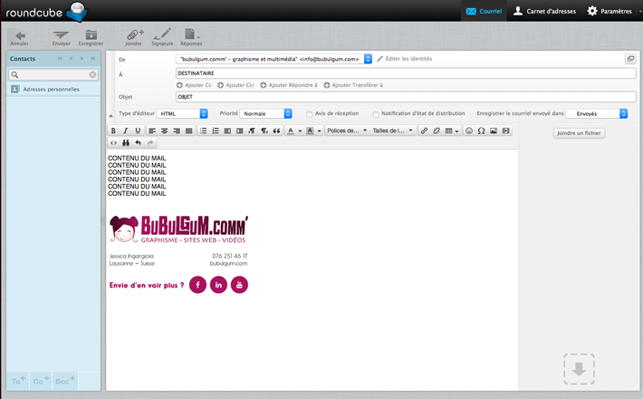graphisme print: déclinaison d'identité visuelle sur 3 supports