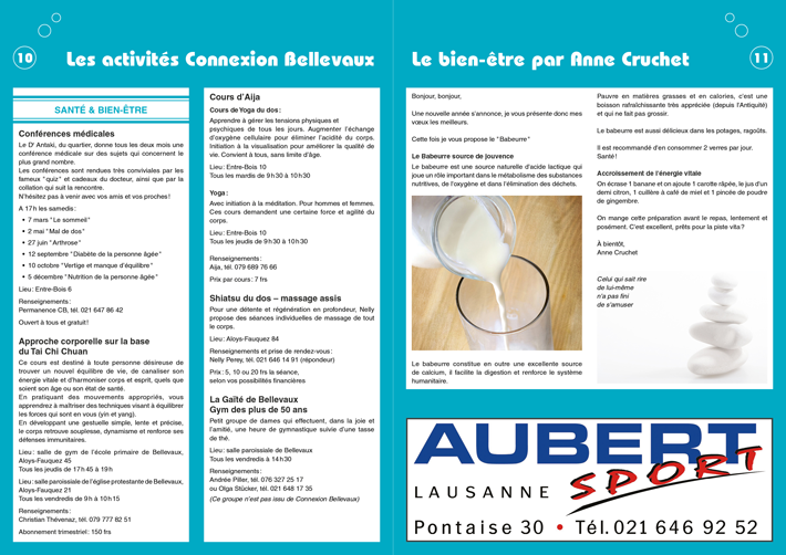 graphisme print: brochure / journal 16 pages