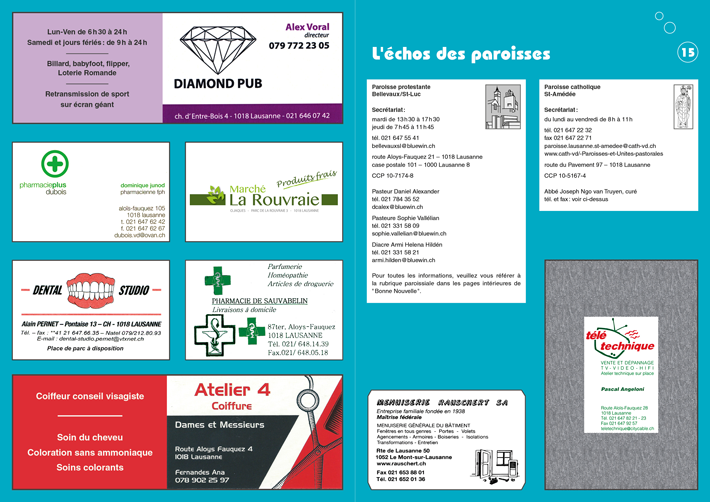 graphisme print: brochure / journal 16 pages