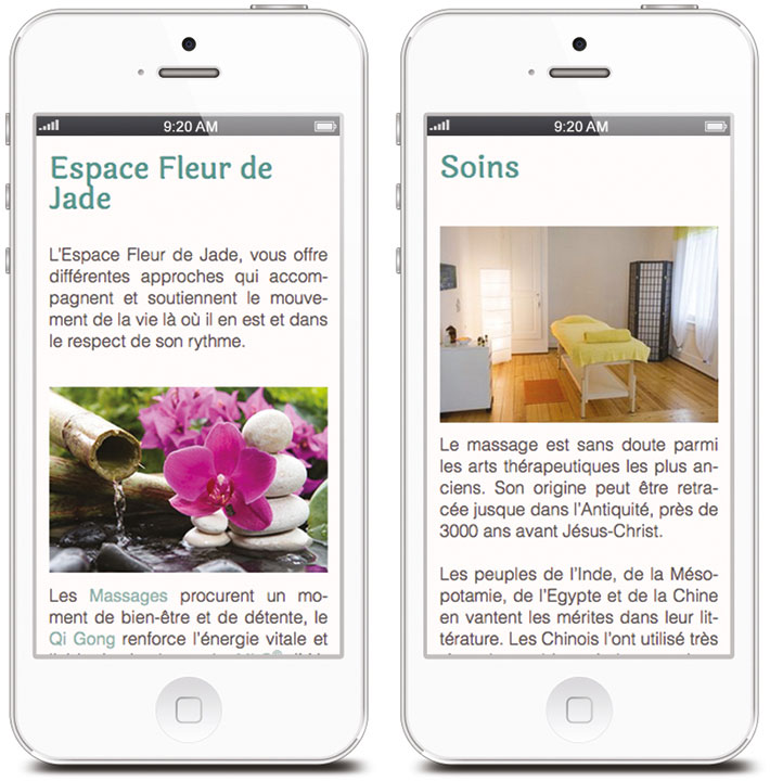 web: création d'un site web sous WordPress - responsive